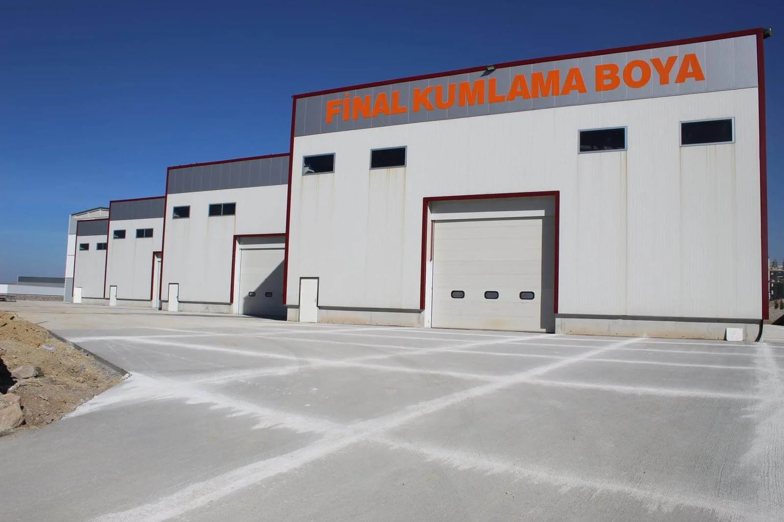 Exterior of the CED Final Kumlama Boya production facility